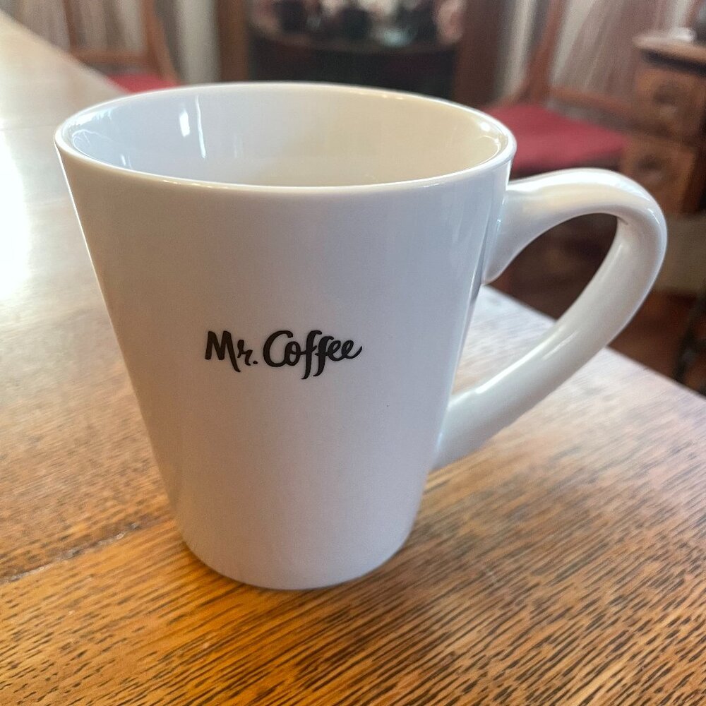 Mr. Coffee Small White Coffee Cup Mug